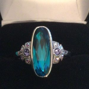 Elegant Royal London Blue Topaz Ring